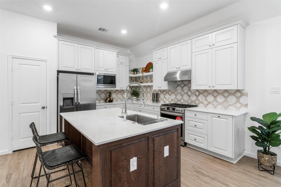 Furnished interior view inside a new home in , Porter (Image 6).