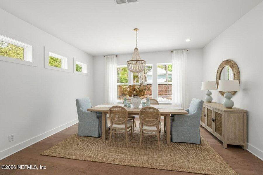 Furnished interior view inside a new home in , Atlantic Beach (Image 33). Furnished interior view inside a new home in , Atlantic Beach (Image 33).