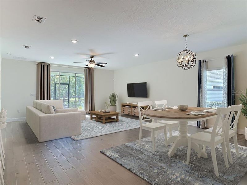 Furnished interior view inside a new home in , Ormond Beach (Image 10). Furnished interior view inside a new home in , Ormond Beach (Image 10).