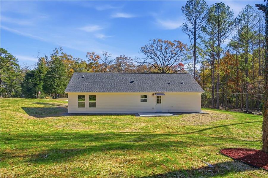 Exterior details and patio area of a home in , Cartersville (Image 23).