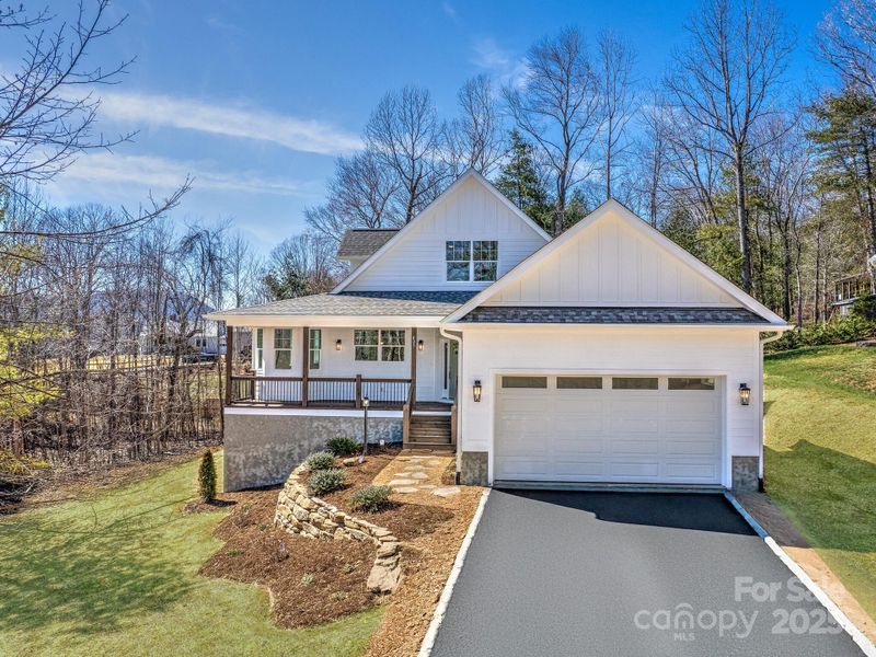Front exterior of a new home in , Fletcher, NC, highlighting curb appeal (Image 21). Front exterior of a new home in , Fletcher, NC, highlighting curb appeal (Image 21).