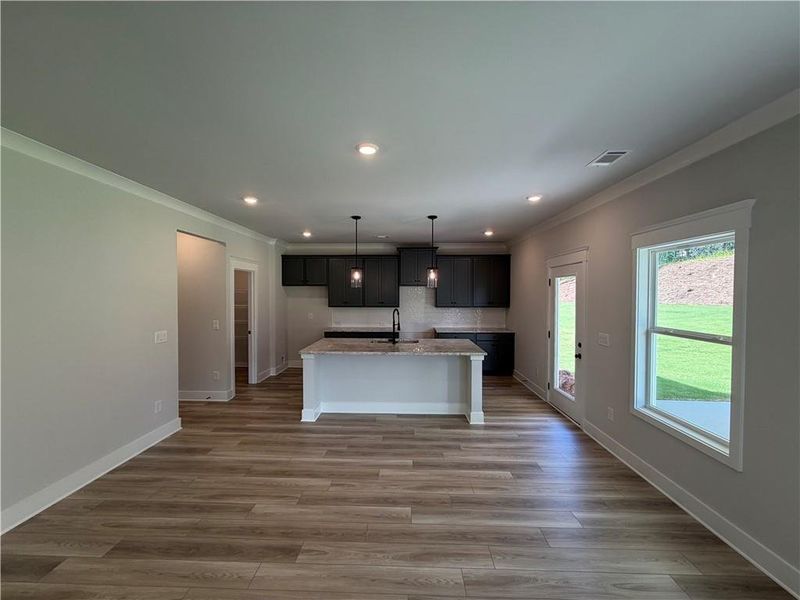 Furnished interior view inside a new home in Mallard’s Landing, Jefferson (Image 5).