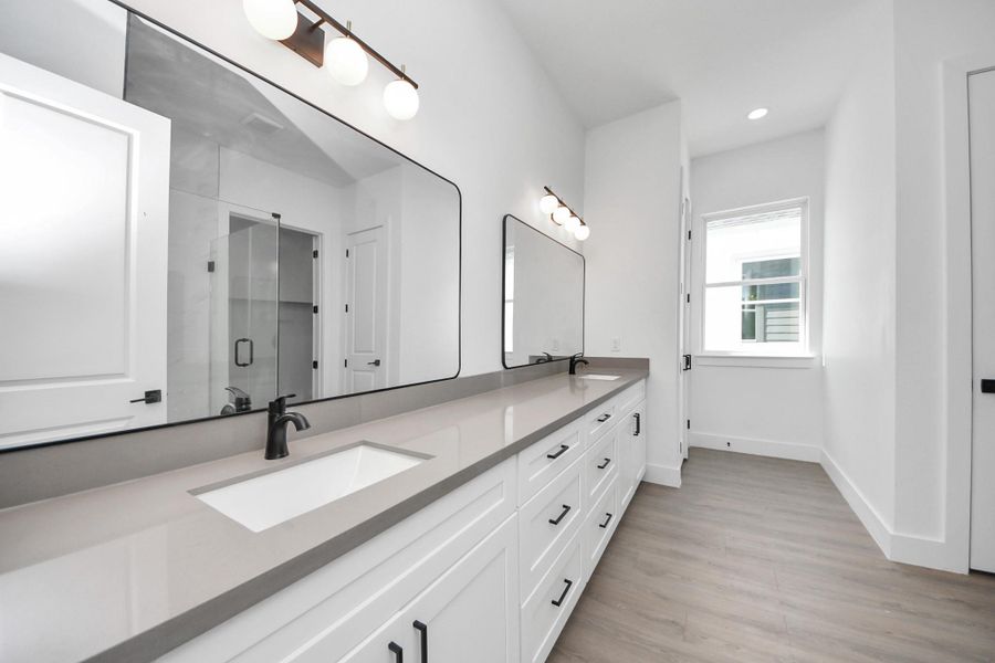 Furnished interior view inside a new home in , Houston (Image 13).