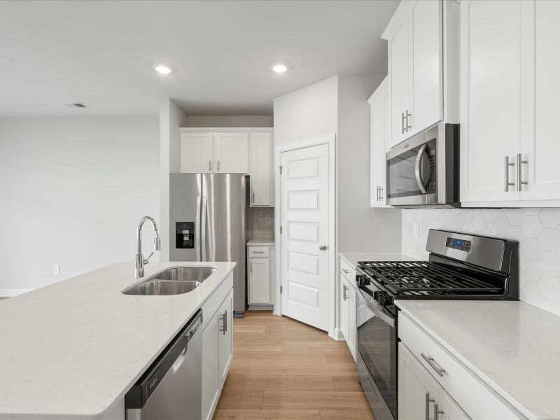 Furnished interior view inside a new home in Valentine Townes, Greer (Image 5).