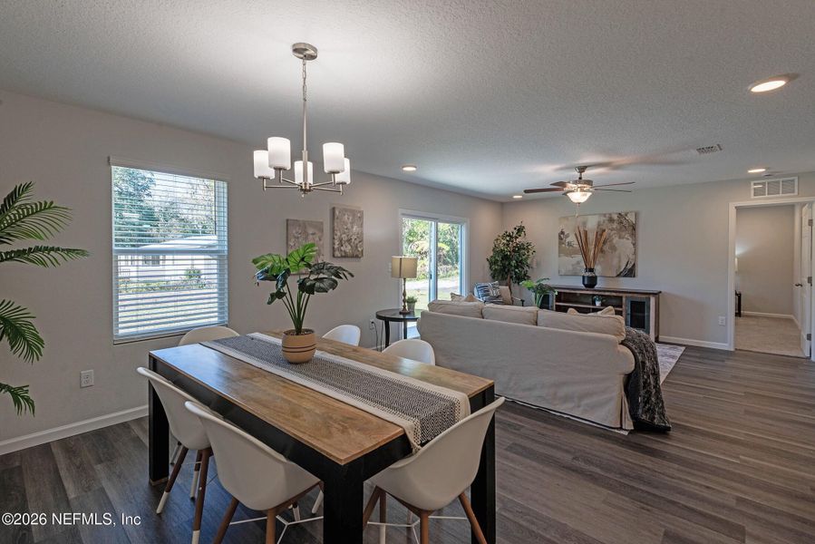 Furnished interior view inside a new home in , Jacksonville (Image 15).
