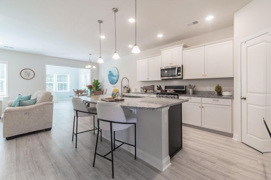 Furnished interior view inside a new home in , Johns Island (Image 8).