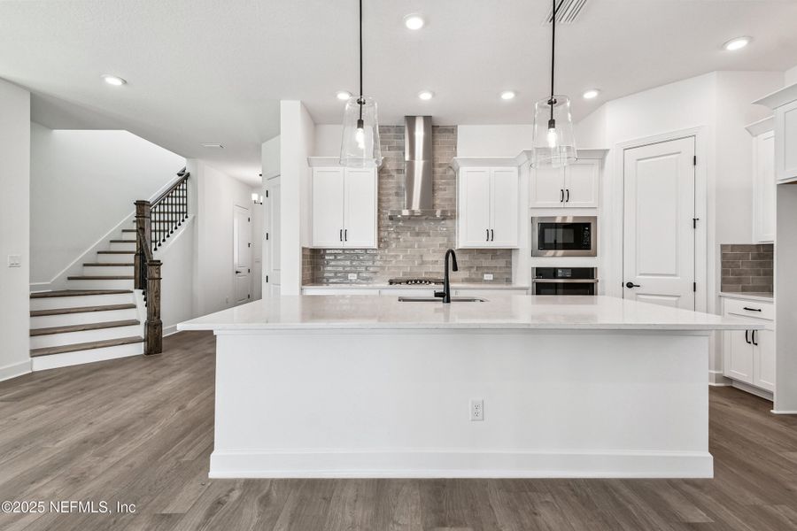 Furnished interior view inside a new home in Evergreen Island at Silverleaf - Executive, St. Augustine (Image 4). Furnished interior view inside a new home in Evergreen Island at Silverleaf - Executive, St. Augustine (Image 4).