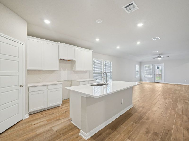 Furnished interior view inside a new home in Comanche Ridge, San Antonio (Image 7).