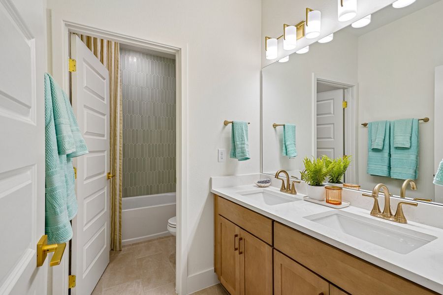 Furnished interior view inside a new home in Northlake at Ovation, Winter Garden (Image 45).