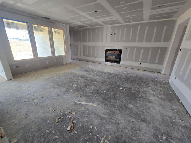 In-progress construction of a new home in Morningstar, Aledo, TX (Image 4).