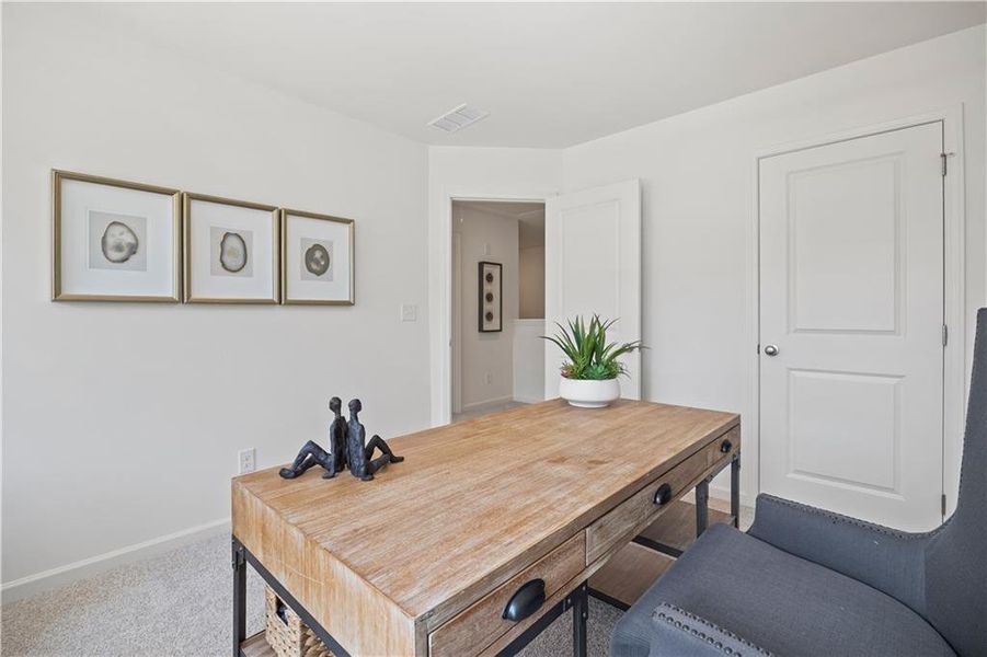 Furnished interior view inside a new home in Old Salem Crossing, Conyers (Image 12).