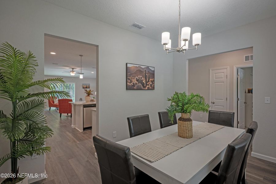 Furnished interior view inside a new home in , Jacksonville (Image 13).
