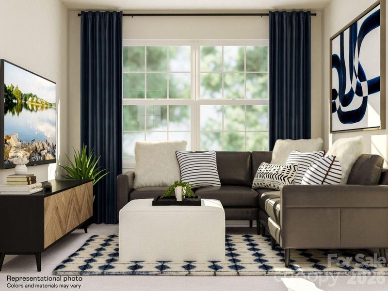 Furnished interior view inside a new home in Shannon Woods, Maiden (Image 13).