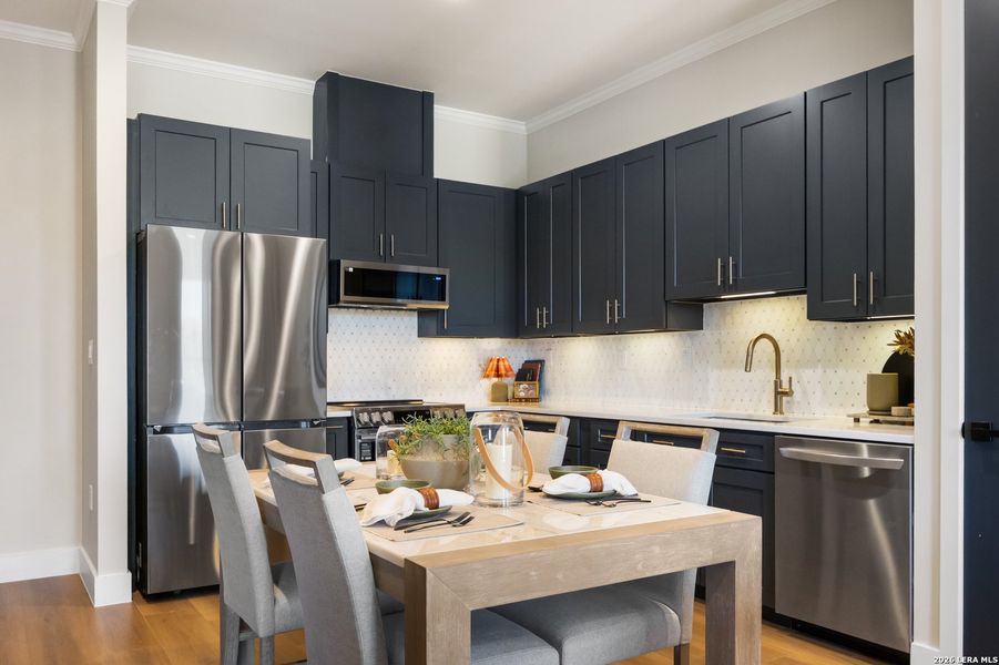 Furnished interior view inside a new home in , San Antonio (Image 15).