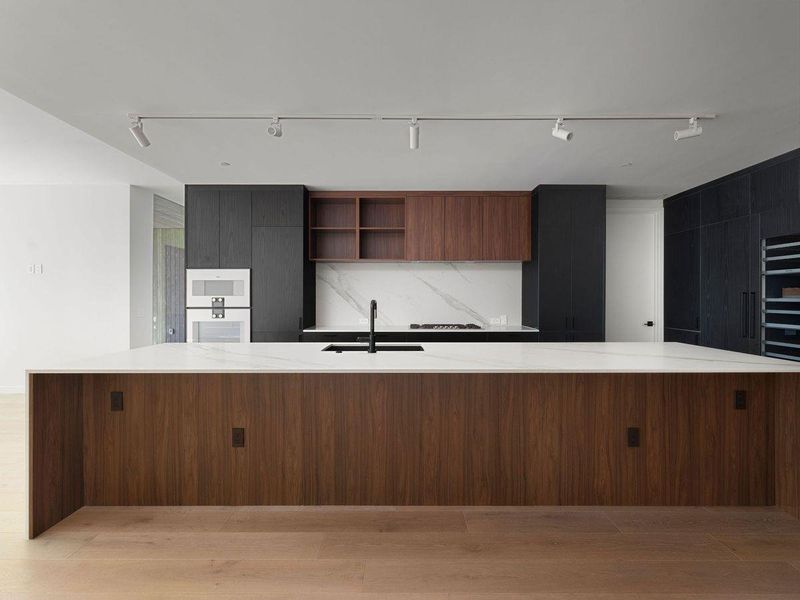 Furnished interior view inside a new home in The Colorfield, Austin (Image 9).
