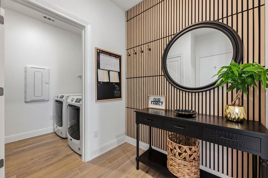 Laundery room and Mud room.