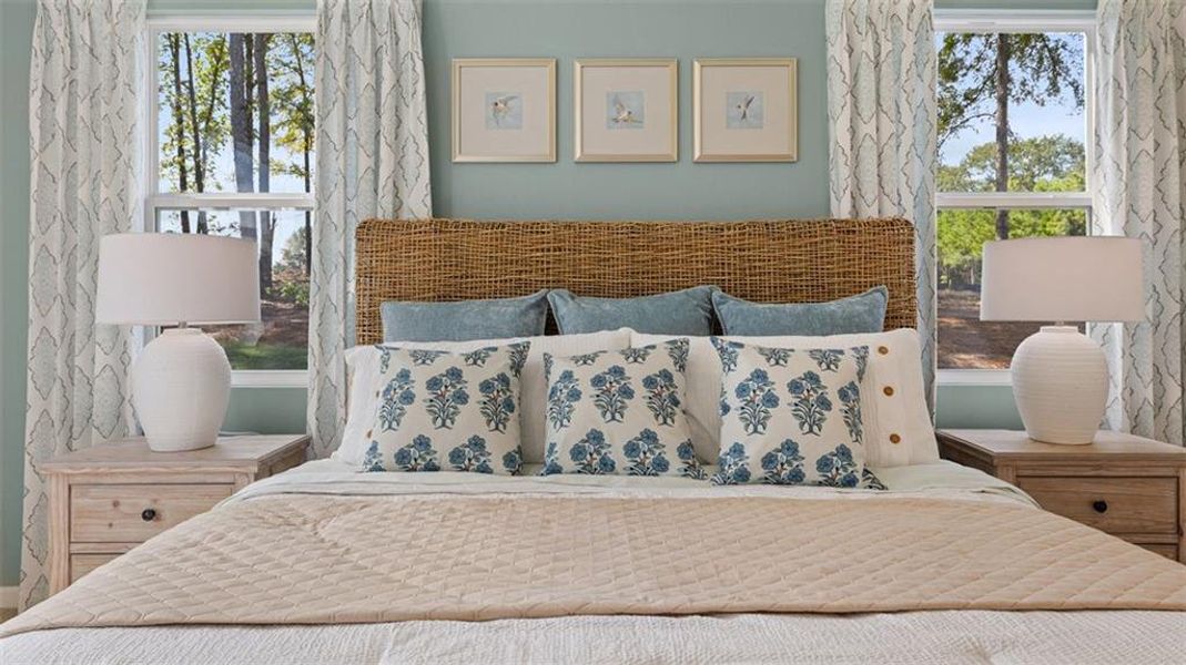 Furnished interior view inside a new home in Jackson Landing, Jefferson (Image 39).