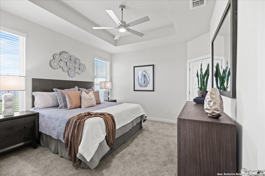 Furnished interior in a model home at Stream Waters in Seguin (Image 15). Furnished interior in a model home at Stream Waters in Seguin (Image 15).