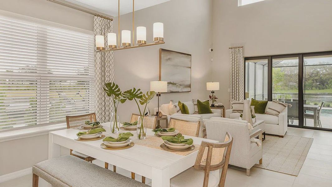 Furnished interior view inside a new home in Lochside, Mount Dora (Image 12).