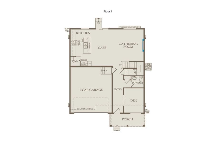2D floor plan layout of this home in Murata Farms, Fort Lupton, CO (Image 3).