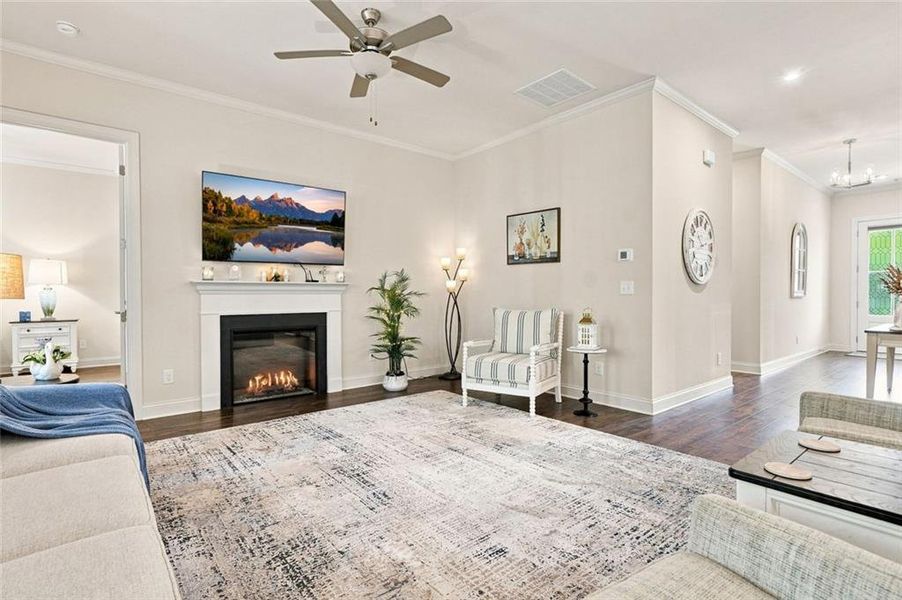 Furnished interior view inside a new home in , Ellijay (Image 19).