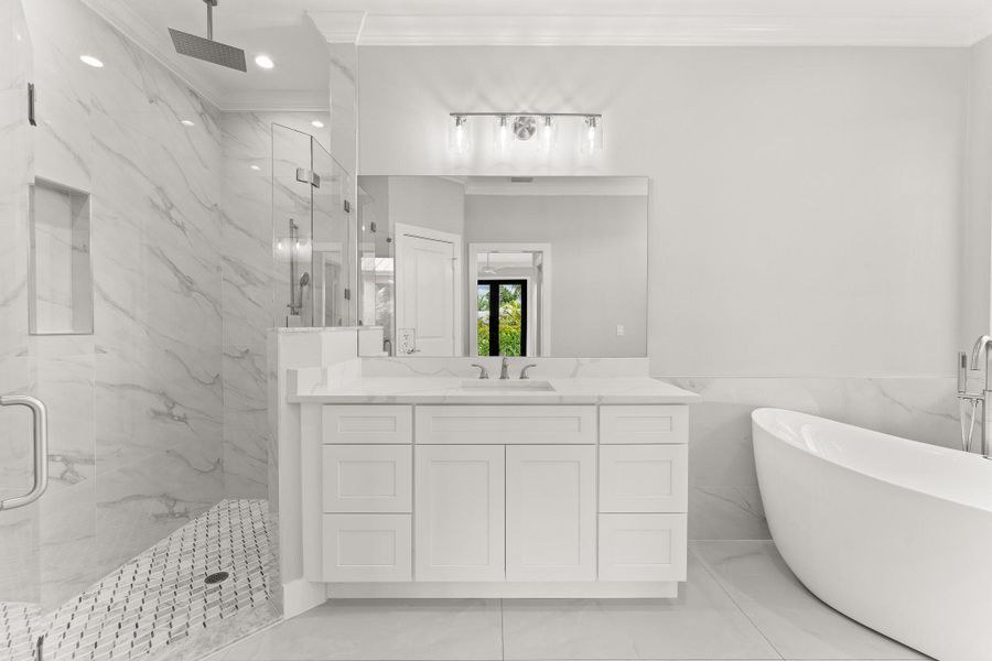 Furnished interior view inside a new home in , Stuart (Image 4).