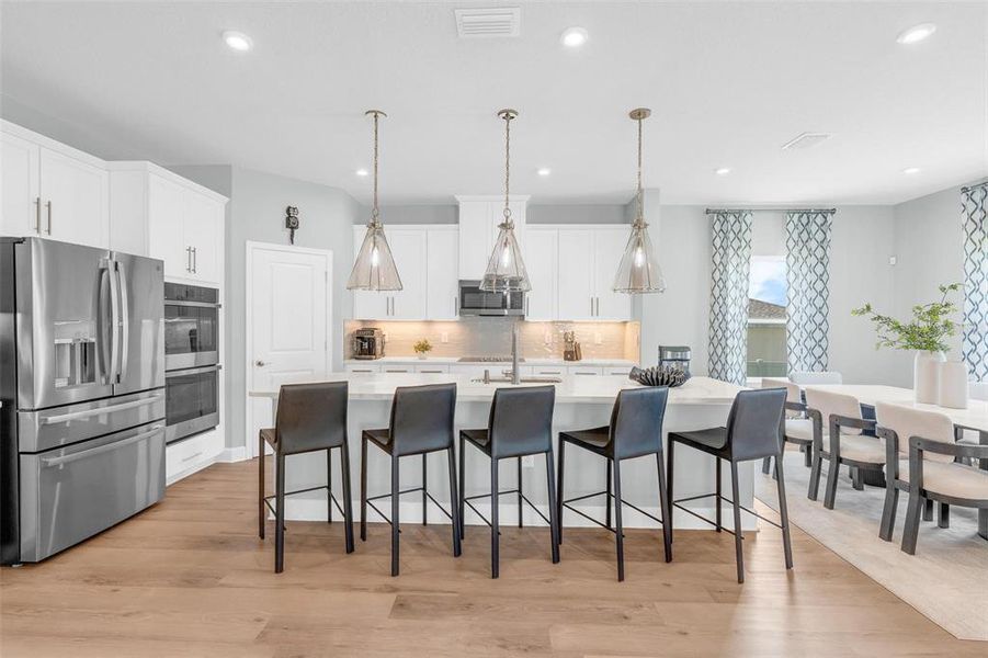 Furnished interior view inside a new home in Bella Terra, Clermont (Image 57).