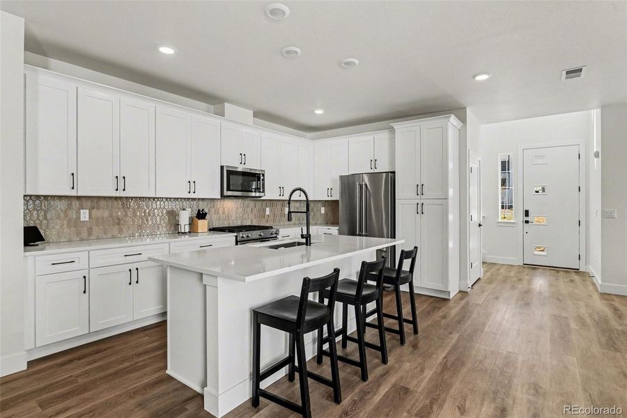 Furnished interior view inside a new home in Trumark Homes at Sterling Ranch, Littleton (Image 5). Furnished interior view inside a new home in Trumark Homes at Sterling Ranch, Littleton (Image 5).