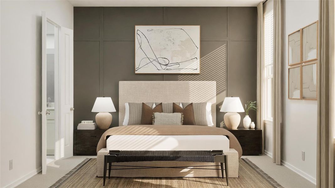 Furnished interior view inside a new home in The Grand Prairie, Hockley (Image 11).