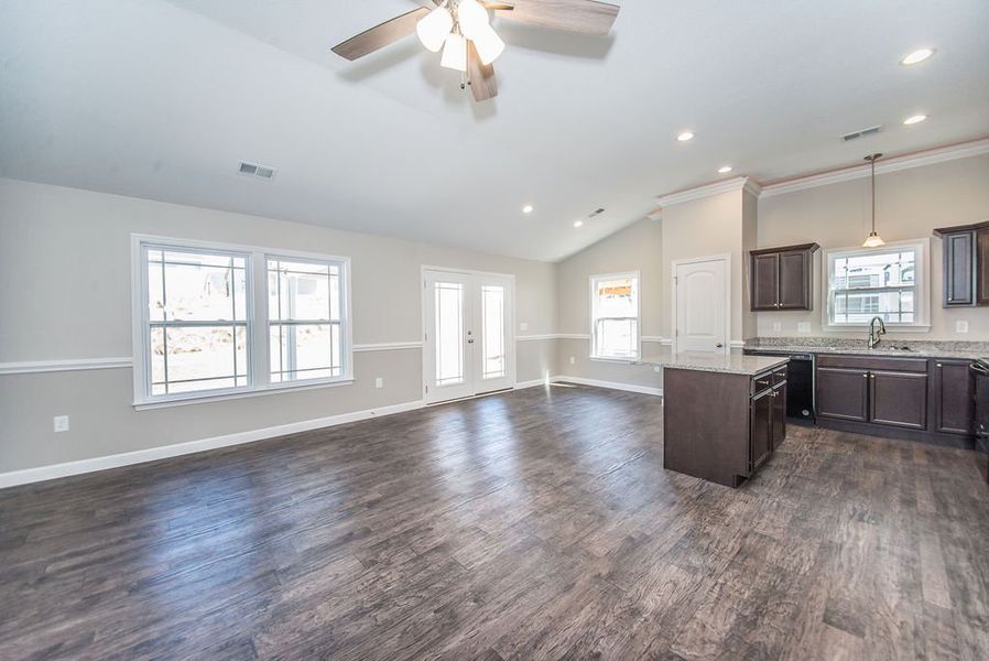 Representative furnished interior of a home built from the Bishop by Enchanted Homes in Ballentine Ridge, Lyman (Image 16).