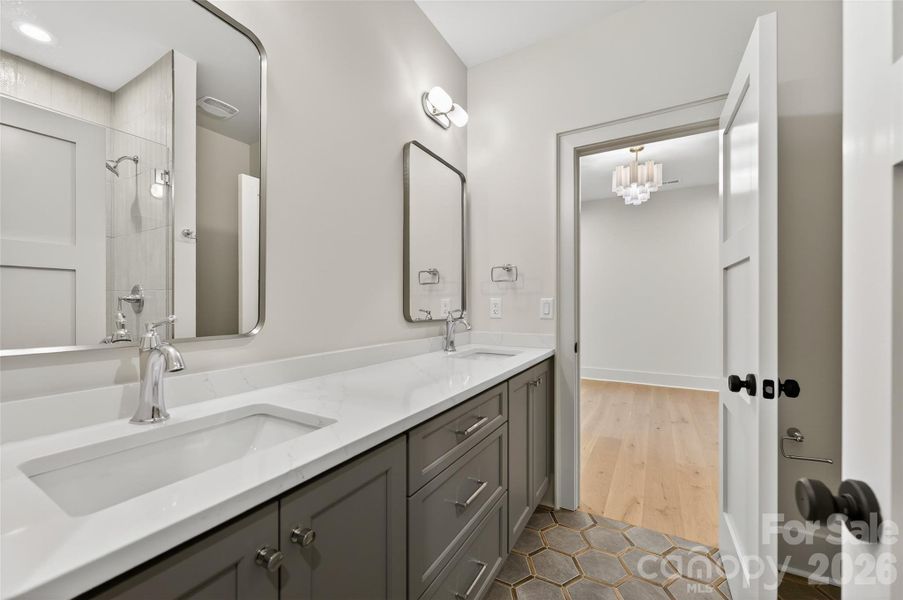 Furnished interior view inside a new home in , Mint Hill (Image 12).