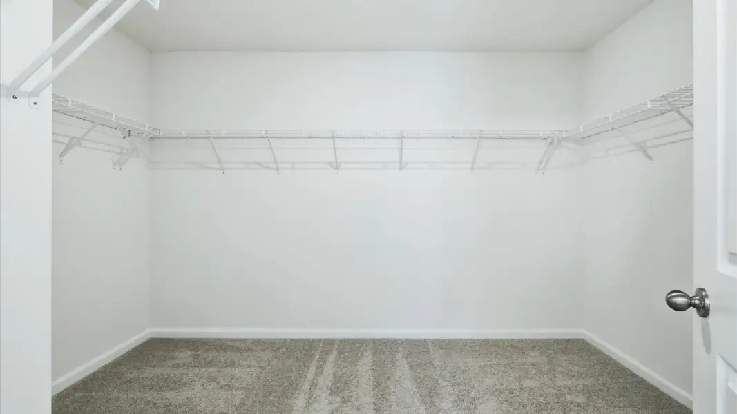 Enjoy the convenience of a spacious walk-in closet in the Pritchard