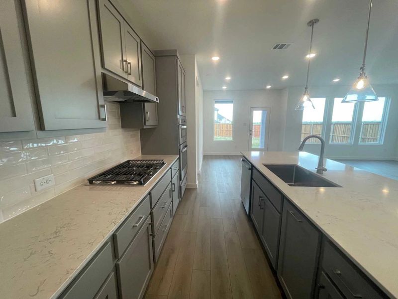 Kitchen Construction Progress featuring the Milan Collection