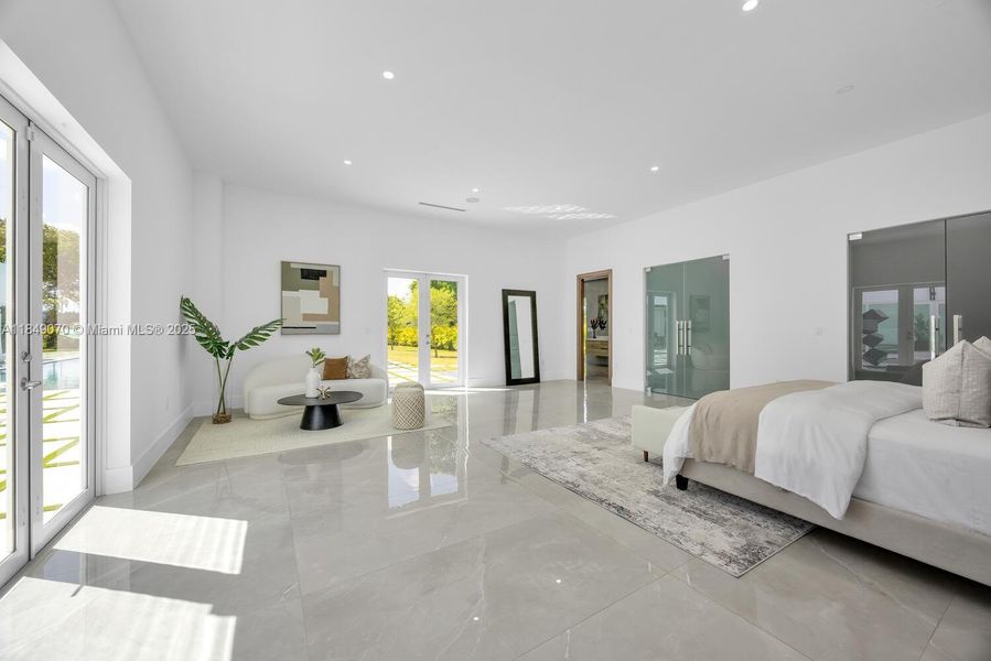 Furnished interior view inside a new home in , Miami (Image 3).