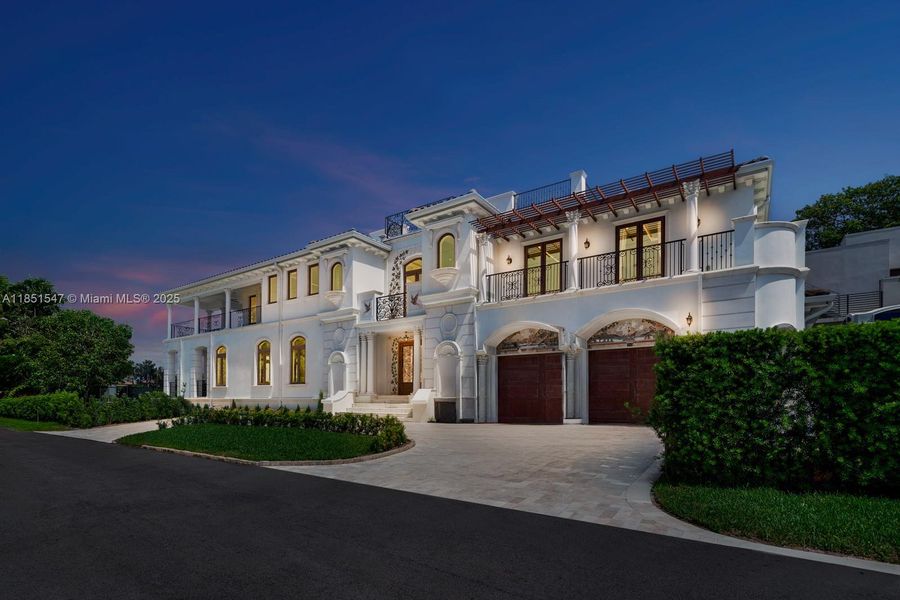 Front exterior of a new home in , Surfside, FL, highlighting curb appeal (Image 20).