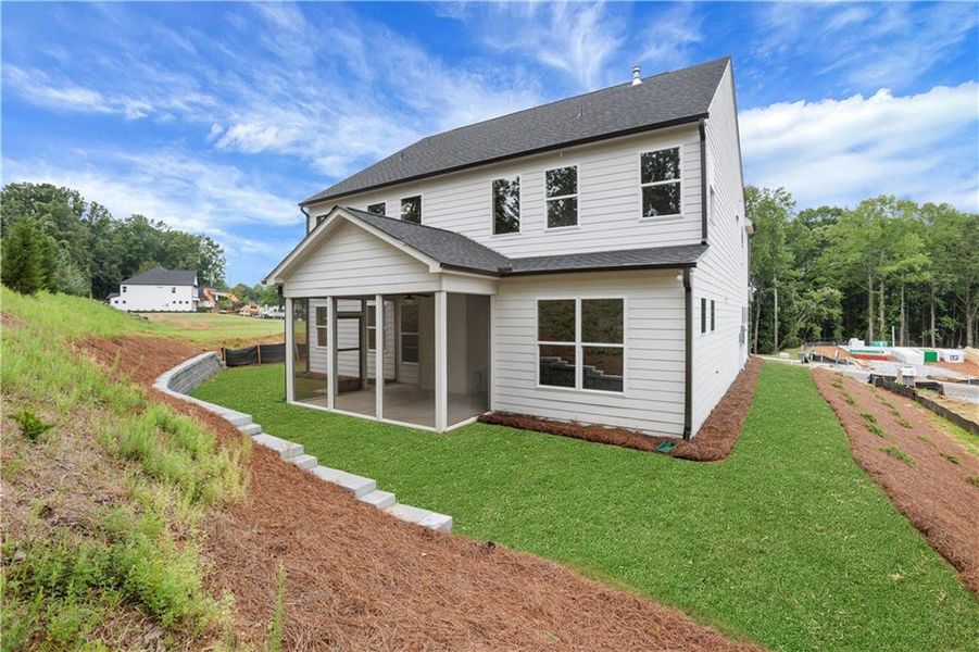 Exterior details and patio area of a home in Arbor West, Dawsonville (Image 29).