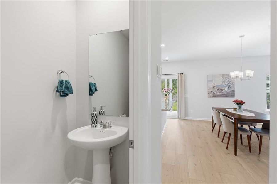 Furnished interior view inside a new home in , Bloomingdale (Image 18).