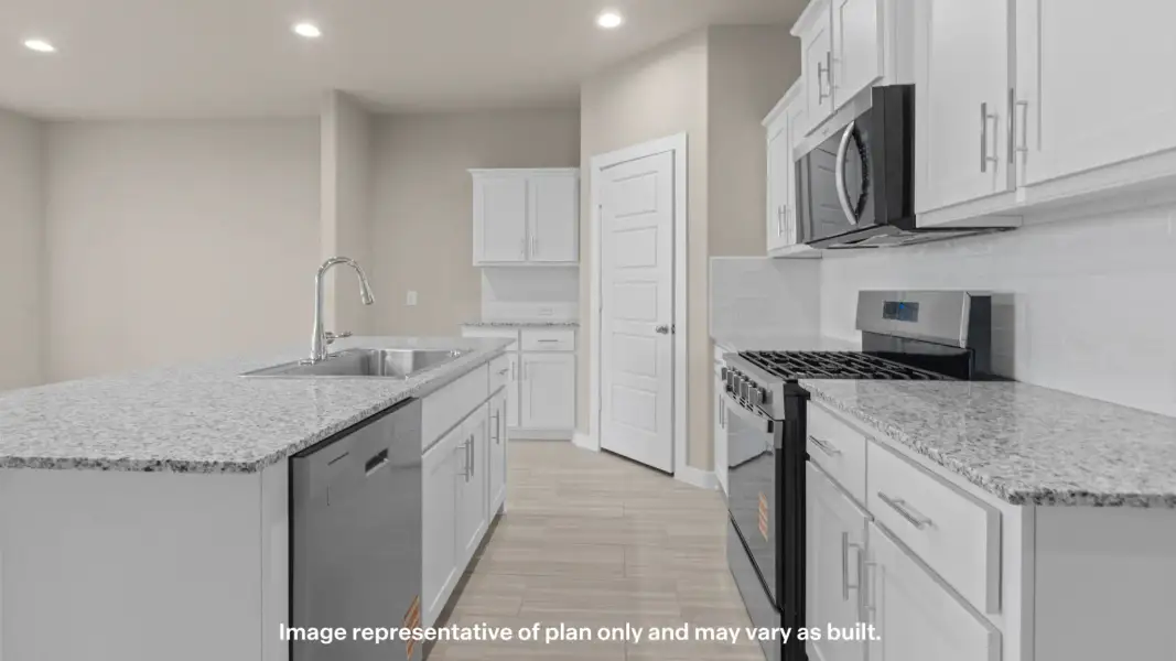 Furnished interior view inside a new home in Homestead at Parks Bell Ranch, Odessa (Image 6).