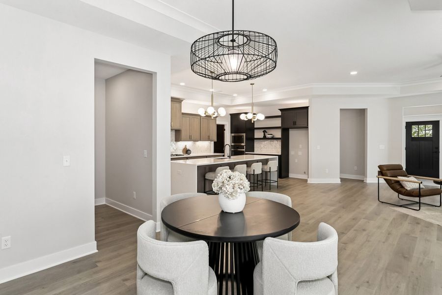 Furnished interior view inside a new home in The Courtyards at Jacobs Farm, Wichita (Image 8).
