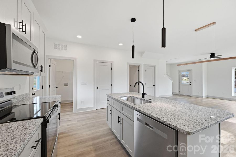 Furnished interior view inside a new home in , Monroe (Image 7).