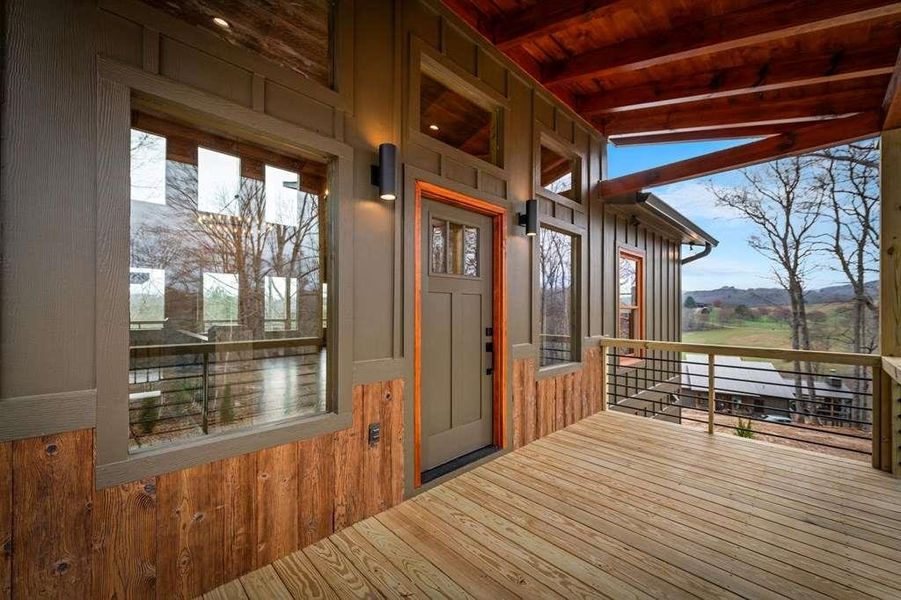 Exterior details and patio area of a home in , Blue Ridge (Image 21). Exterior details and patio area of a home in , Blue Ridge (Image 21).