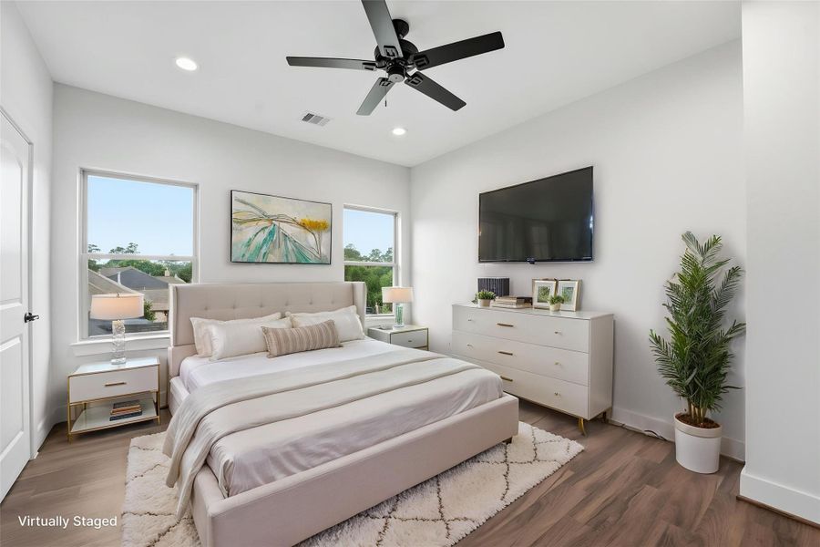 Furnished interior view inside a new home in , Houston (Image 16). Furnished interior view inside a new home in , Houston (Image 16).