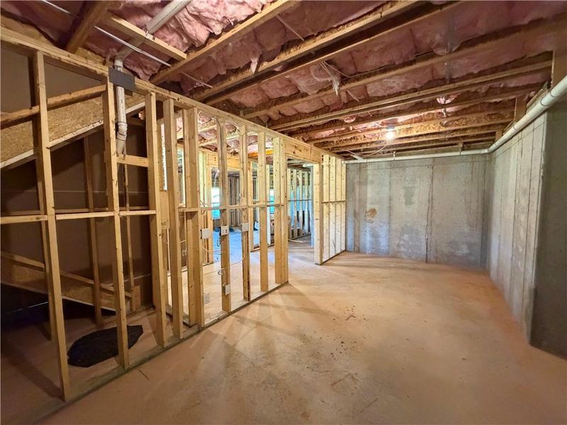 In-progress construction of a new home in Mallard’s Landing, Jefferson, GA (Image 40).