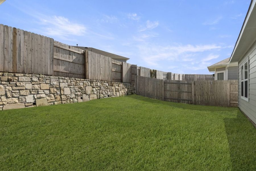 Exterior details and patio area of a home in Cloverleaf, Austin (Image 4). Exterior details and patio area of a home in Cloverleaf, Austin (Image 4).