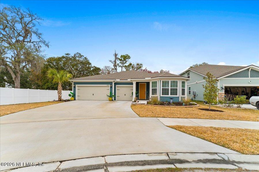 Front exterior of a new home in , Jacksonville, FL, highlighting curb appeal (Image 26).