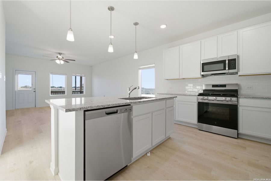 Furnished interior view inside a new home in Garden Grove, San Antonio (Image 5).