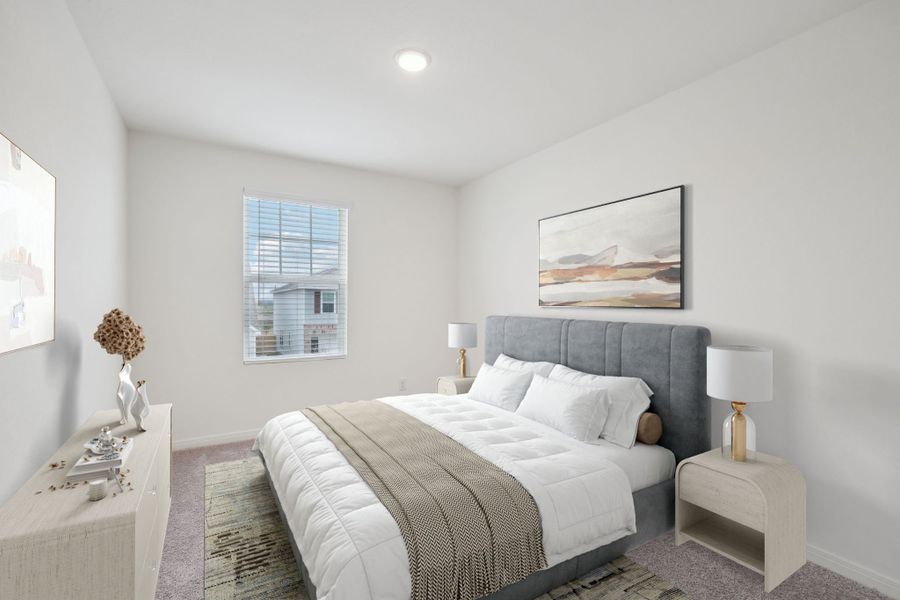 Representative furnished interior of a home built from the Barnard by Starlight Homes in The Wilder, Adkins (Image 7).