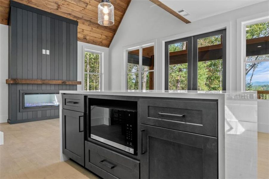 Furnished interior view inside a new home in , Ellijay (Image 7).