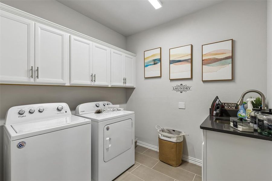 Furnished interior view inside a new home in Gatherings® at Twin Creeks, Allen (Image 18).