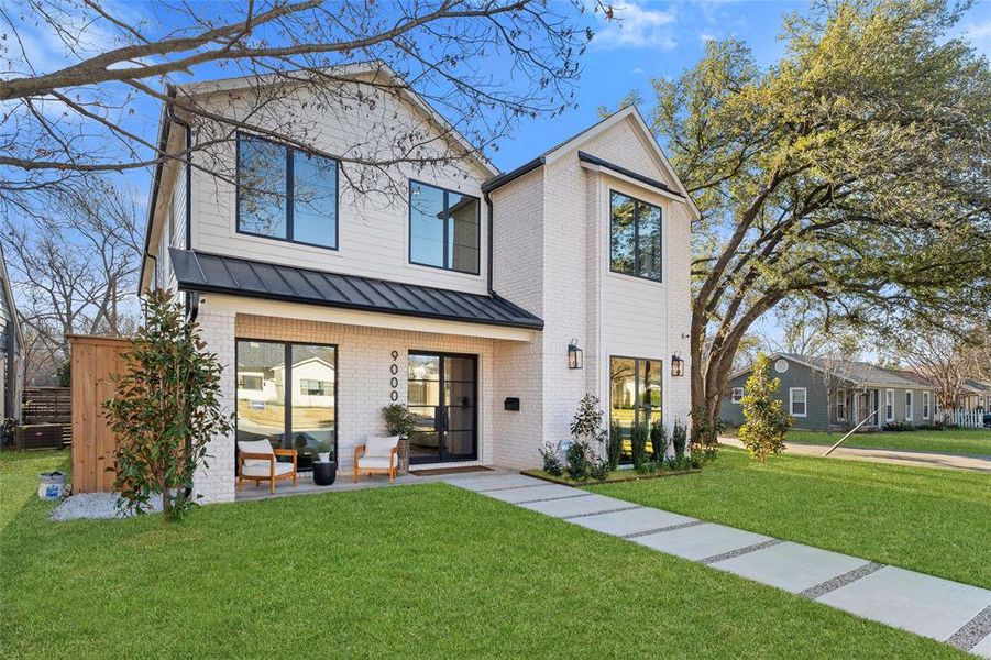Front exterior of a new home in , Dallas, TX, highlighting curb appeal (Image 2). Front exterior of a new home in , Dallas, TX, highlighting curb appeal (Image 2).